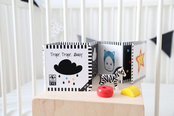 Produktbild: Tropf, Tropf, Baby: Kontrastreiches Faltbuch f&uuml;r Babys &middot; Kontrastbuch angepasst