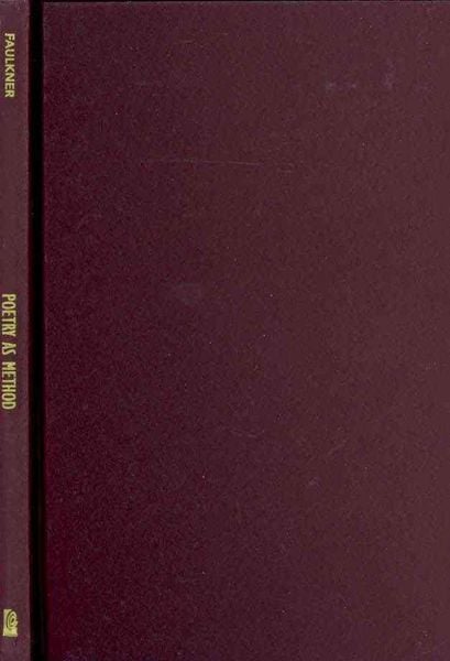 Produktbild: Poetry as Method