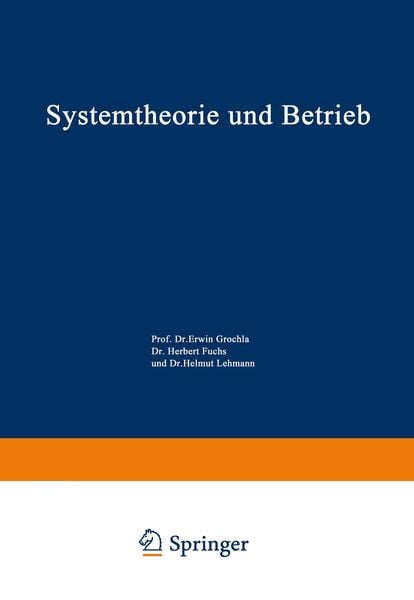 Produktbild: Systemtheorie und Betrieb