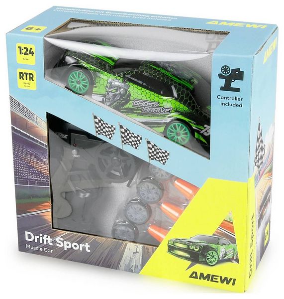 Produktbild: Amewi RC-Modell Gr&uuml;n 1:24 RC Modellauto Elektro