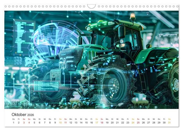 Produktbild: Landwirtschaft 5.0 - digitale Welt (Wandkalender 2026 DIN A3 quer), CALVENDO Monatskalender