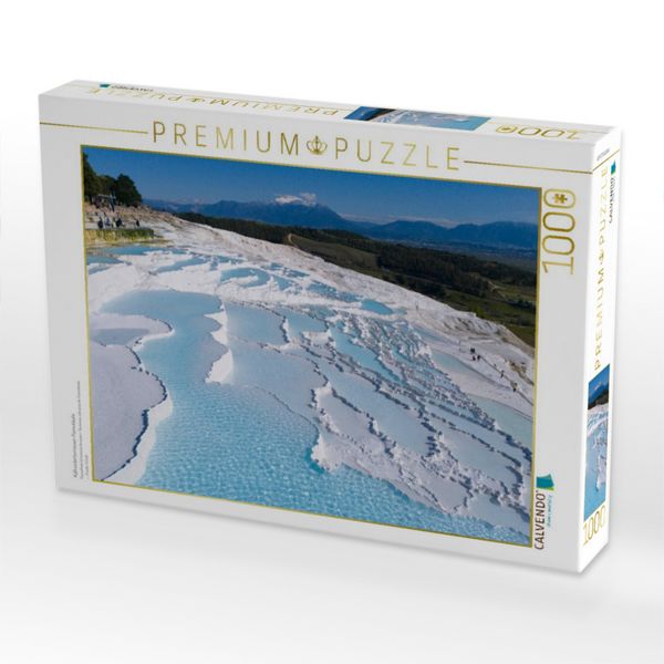 Produktbild: CALVENDO Puzzle Kalksinterterrassen Pamukkale | 1000 Teile Lege-Gr&ouml;&szlig;e 64x48cm Foto-Puzzle f&uuml;r gl&uuml;ckliche Stunden