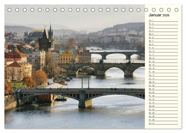 Produktbild: Tschechien (Tischkalender 2026 DIN A5 quer), CALVENDO Monatskalender