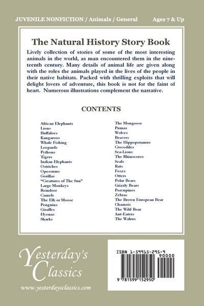 Produktbild: The Natural History Story Book (Yesterday's Classics)