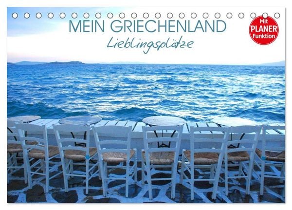 Produktbild: Mein Griechenland - Lieblingspl&auml;tze (Tischkalender 2026 DIN A5 quer), CALVENDO Monatskalender