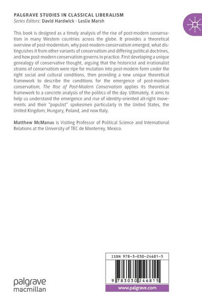 Produktbild: The Rise of Post-Modern Conservatism