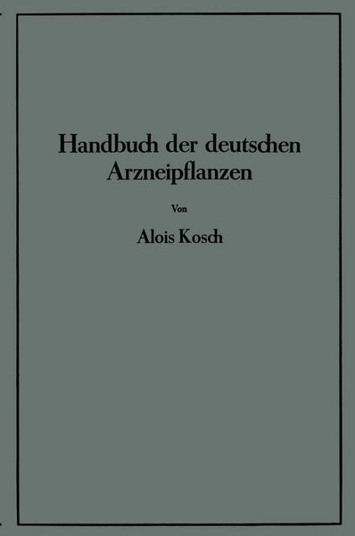Produktbild: Handbuch der Deutschen Arzneipflanzen