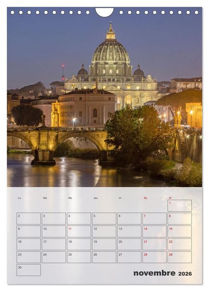 Produktbild: Italie - Des Dolomites &agrave; la c&ocirc;te amalfitaine (Calendrier mural 2026 DIN A4 horizontal), CALVENDO calendrier mensuel