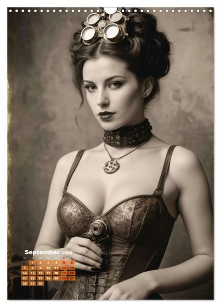 Produktbild: Steampunk erotisch (Wandkalender 2026 DIN A3 hoch), CALVENDO Monatskalender