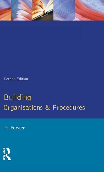Produktbild: Building Organisation and Procedures