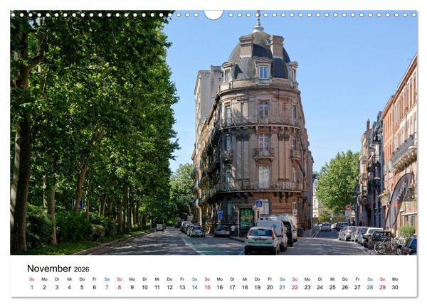 Produktbild: Frankreichs gro&szlig;e St&auml;dte - Toulouse (Wandkalender 2026 DIN A3 quer), CALVENDO Monatskalender
