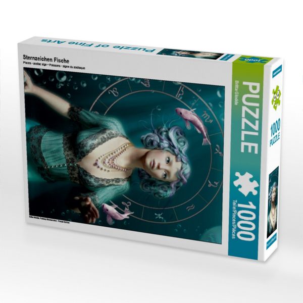 Produktbild: CALVENDO Puzzle Sternzeichen Fische | 1000 Teile Lege-Gr&ouml;&szlig;e 64x48cm Foto-Puzzle f&uuml;r gl&uuml;ckliche Stunden