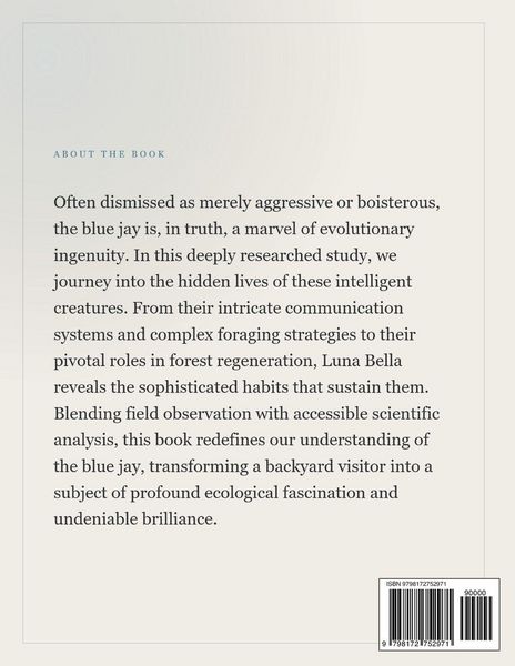 Produktbild: The blue jay an ornithological study of intelligence and habbit