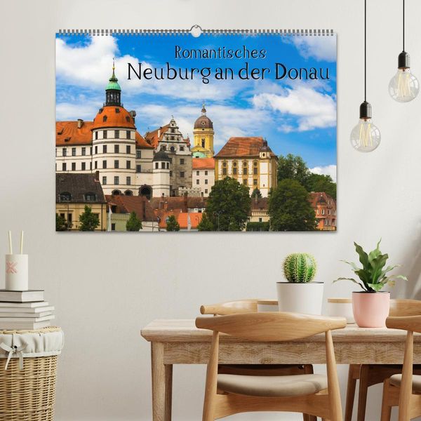 Produktbild: Romantisches Neuburg an der Donau (Wandkalender 2026 DIN A2 quer), CALVENDO Monatskalender