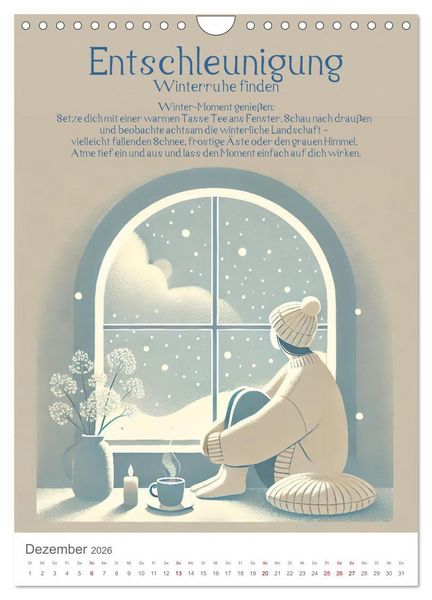 Produktbild: Dein Anti-Stress Kalender - Monatliche Inspirationen f&uuml;r mehr Entspannung (Wandkalender 2026 DIN A4 hoch), CALVENDO Monatskalender