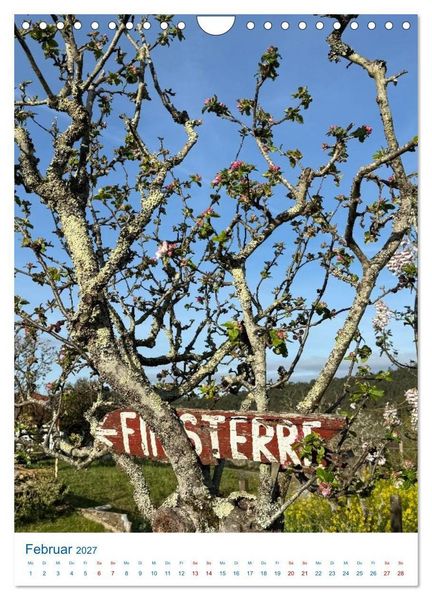 Produktbild: Camino a Fisterra - der Jakobsweg zum Kap Finisterra (Wandkalender 2027 DIN A4 hoch), CALVENDO Monatskalender