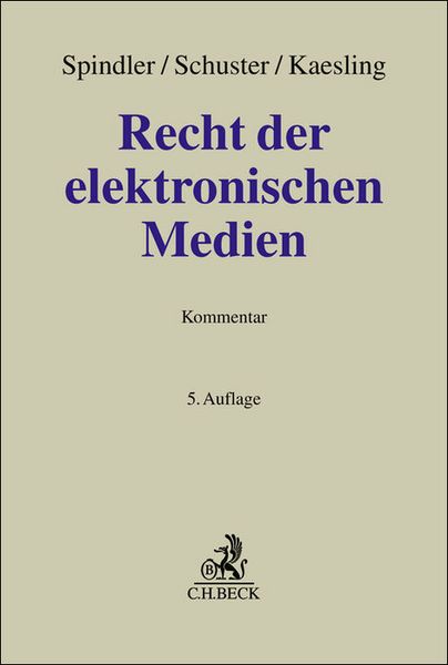 Produktbild: Recht der elektronischen Medien