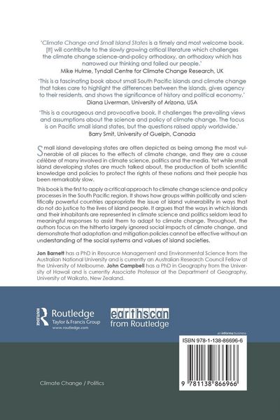 Produktbild: Climate Change and Small Island States