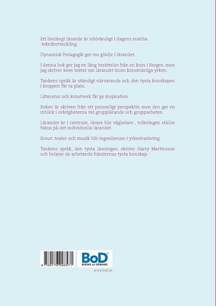 Produktbild: Tankens Spr&aring;k - Konst och L&auml;rande