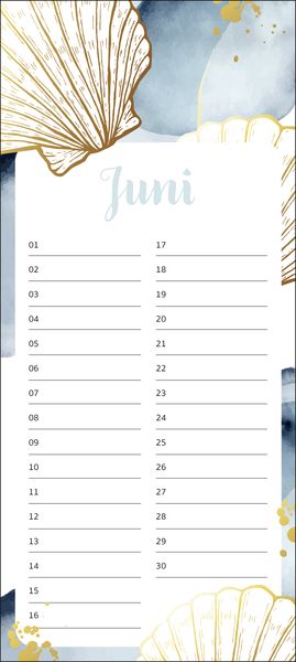 Immerwährender Geburtstagskalender Maritim