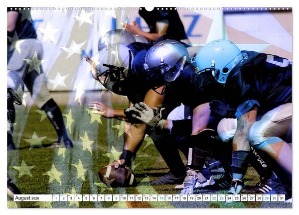 Produktbild: HEROES - American Football (hochwertiger Premium Wandkalender 2026 DIN A2 quer), Kunstdruck in Hochglanz