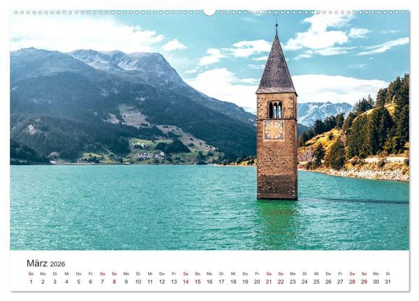 Produktbild: S&uuml;dtirol - Entlang der italienischen Alpen. (Wandkalender 2026 DIN A2 quer), CALVENDO Monatskalender