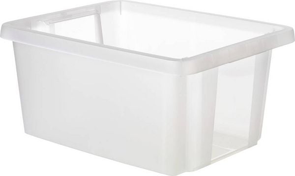 Produktbild: Curver 225358 Drehstapelbeh&auml;lter ESSENTIALS Drehstapelbox 20L, transparent stapelbar Transparent 1 St.