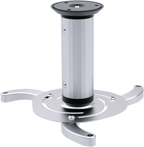 SpeaKa Professional Projector Beamer-Deckenhalterung Neigbar, Drehbar Boden-/Deckenabstand (max.): 20 cm  Silber