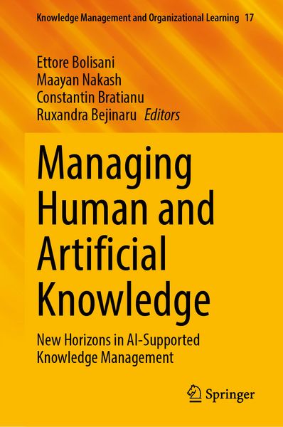 Produktbild: Managing Human and Artificial Knowledge