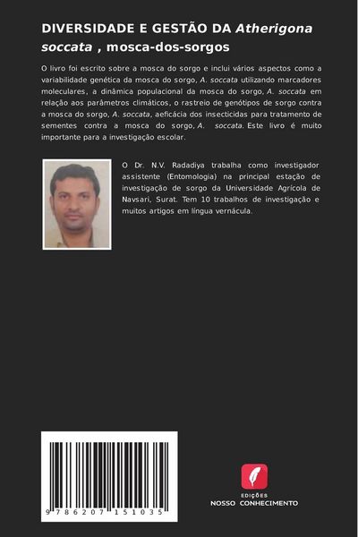 Produktbild: DIVERSIDADE E GEST&Atilde;O DA Atherigona soccata , mosca-dos-sorgos