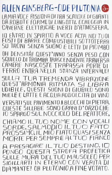 Produktbild: Ode plutonia. Poesie 1977-1980. Testo inglese a fronte