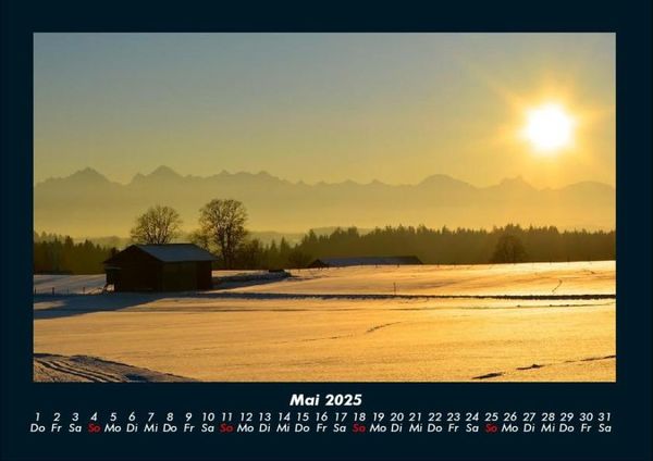 Produktbild: Sonnenunterg&auml;nge 2025 Fotokalender DIN A4