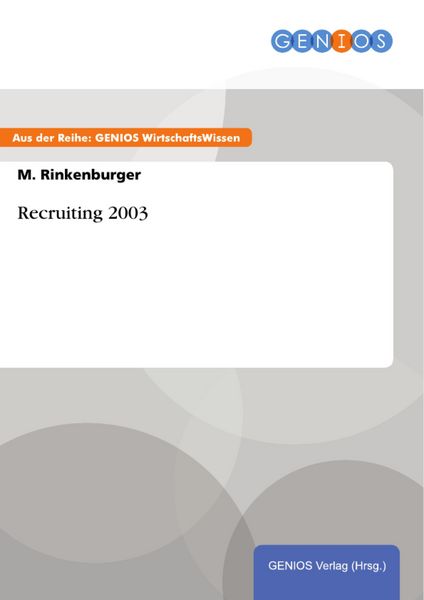 Produktbild: Recruiting 2003