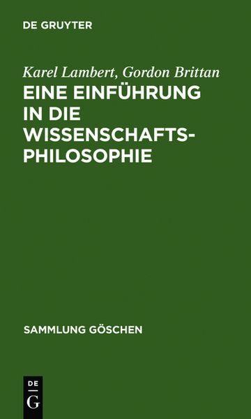Produktbild: Eine Einf&uuml;hrung in die Wissenschaftsphilosophie