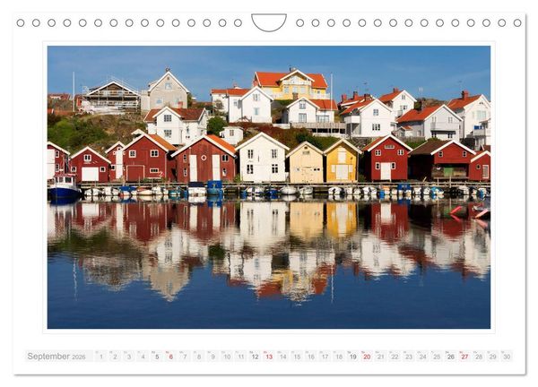 Produktbild: Bohusl&auml;n. Lysekil - Fiskeb&auml;ckskil - Grundsund (Wandkalender 2026 DIN A4 quer), CALVENDO Monatskalender