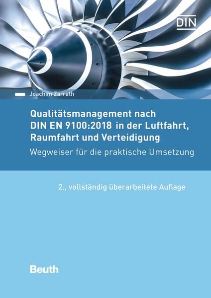 Produktbild: Qualit&auml;tsmanagement nach DIN EN 9100:2018 in der Luftfahrt, Raumfahrt und Verteidigung