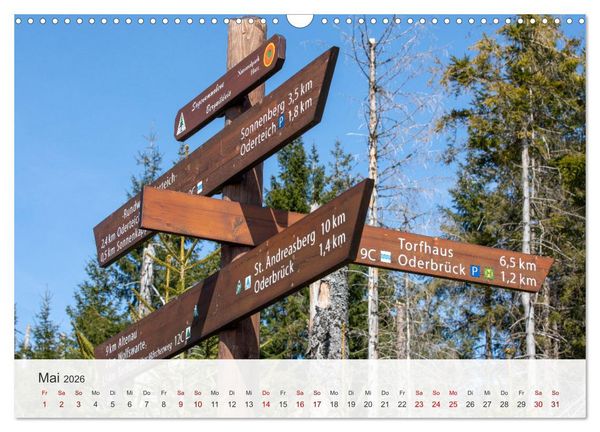 Produktbild: Sagenumwobener Harz (Wandkalender 2026 DIN A3 quer), CALVENDO Monatskalender