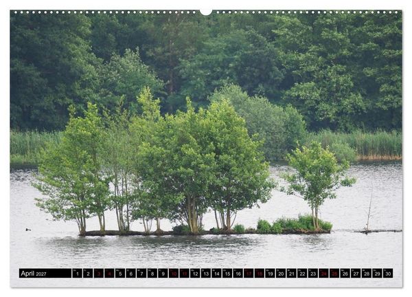 Produktbild: Naturparadies Mei&szlig;endorfer Teiche &ndash; Rund um den H&uuml;ttensee (hochwertiger Premium Wandkalender 2027 DIN A2 quer), Kunstdruck in Hochglanz