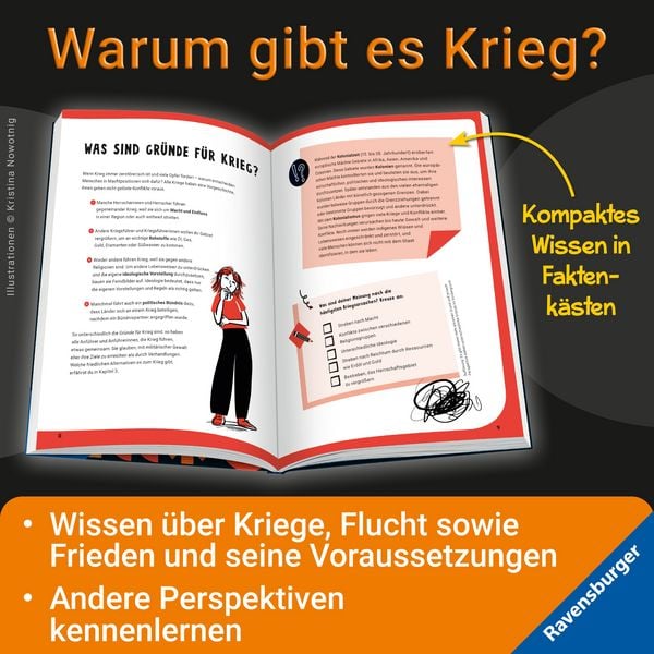 Produktbild: Let's talk about - Frieden und Kriege. Dein Eintragebuch