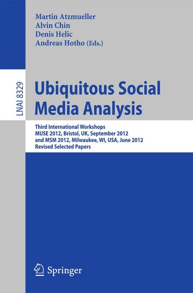 Produktbild: Ubiquitous Social Media Analysis