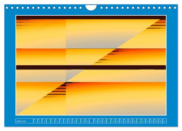 Produktbild: Art abstrait et contemporain (Calendrier mural 2026 DIN A4 vertical), CALVENDO calendrier mensuel
