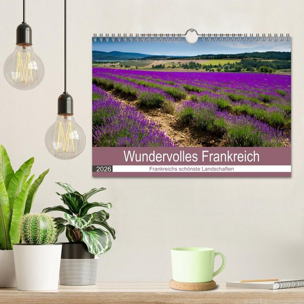 Produktbild: Wundervolles Frankreich (Wandkalender 2026 DIN A4 quer), CALVENDO Monatskalender