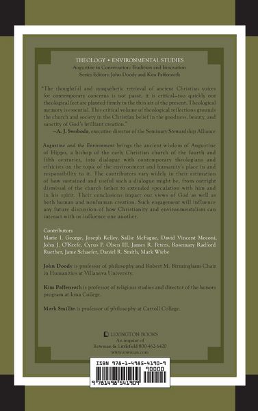 Produktbild: Augustine and the Environment