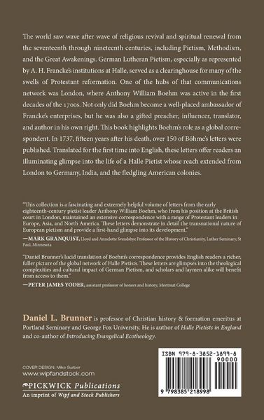 Produktbild: The London Correspondence of Anthony William Boehm