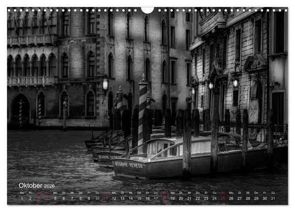 Produktbild: Venedig - Licht und Schatten (Wandkalender 2026 DIN A3 quer), CALVENDO Monatskalender