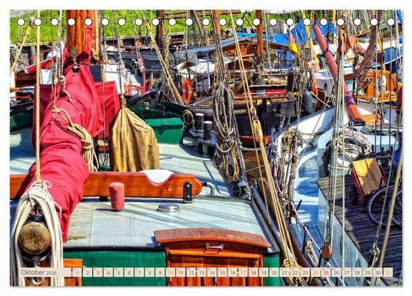 Produktbild: Reise an die Nordsee - Carolinensiel (Tischkalender 2026 DIN A5 quer), CALVENDO Monatskalender