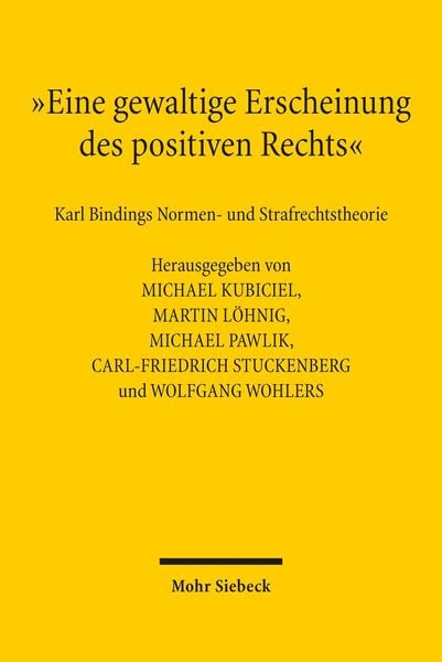 Produktbild: 'Eine gewaltige Erscheinung des positiven Rechts'
