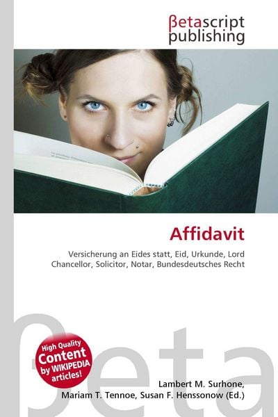 Produktbild: Affidavit