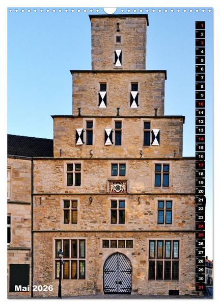 Produktbild: Osnabr&uuml;ck Fassade (Wandkalender 2026 DIN A3 hoch), CALVENDO Monatskalender