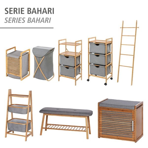 bestellen aus Wäscheregal 2 Bahari Bambus Regal online mit Schubladen, Bambus aus